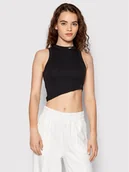 Koszulki i topy damskie - Reebok Top Classics HH7375 Czarny Slim Fit - miniaturka - grafika 1