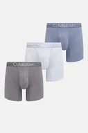 Majtki męskie - Calvin Klein Underwear bokserki 3-pack męskie kolor niebieski - miniaturka - grafika 1