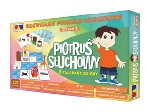 Piotruś Komlogo Gra edukacyjna słuchowy, zestaw 1 - Gry planszowe - miniaturka - grafika 1