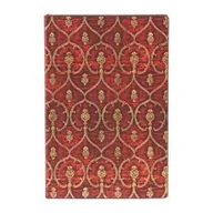 Szkolne artykuły papiernicze - Notatnik Paperblanks Red Velvet Mini Flexi linia - miniaturka - grafika 1