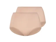 Majtki damskie - esmara® Majtki figi damskie bezszwowe, 2 pary (Cielisty, XS (32/34)) - miniaturka - grafika 1