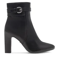 Botki damskie - Botki Gino Rossi HESTIA-110439 Czarny - miniaturka - grafika 1