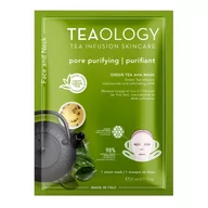 Maseczki do twarzy - Teaology Maska z zielonej herbaty AHA BHA Maseczki oczyszczające - miniaturka - grafika 1