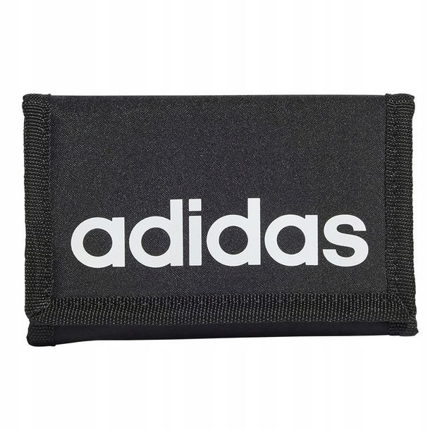 Portfel adidas Linear Wallet JE8346 czarny one size