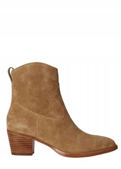 LAUREN RALPH LAUREN ZAMSZOWE BOTKI Z KLOCKIEM ELEGANCKIE 36,5 24AC