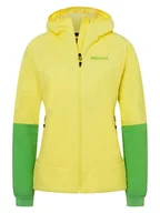 Kurtki i kamizelki sportowe damskie - Marmot Kurtka hybrydowa "Novus" w kolorze żółto-zielonym - miniaturka - grafika 1