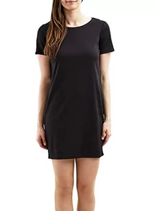 Vila Sukienka damska Vitinny New S/S Dress-Noos, różnokolorowy (Black), 32 - Sukienki - miniaturka - grafika 1