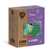 Układanki dla dzieci - Clementoni układanka klockowa Monsters - miniaturka - grafika 1