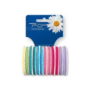 Ozdoby do włosów - TOP CHOICE Gumki do włosów 22234 12szt - miniaturka - grafika 1