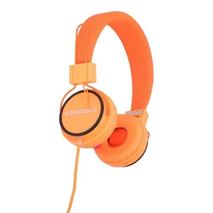 Grundig - nauszne neon (pomarańczowy) - Słuchawki - miniaturka - grafika 1