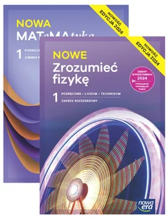 Pakiet podręczników Nowa MATeMAtyka, Nowe Zrozumieć fizykę. Zakres rozszerzony. Liceum i technikum. Klasa 1. Edycja 2024 - Agnieszka - Podręczniki dla liceum - miniaturka - grafika 1