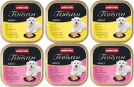 Mokra karma dla psów - ANIMONDA Dog Vom Feinsten Adult indyk/szynka + indyk/ser 6x150g - miniaturka - grafika 1