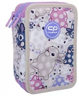 Piórniki - Piórnik z wyposażeniem Coolpack Jumper 3 białe króliczki - miniaturka - grafika 1