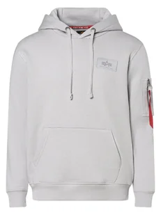 Alpha Industries Bluza nierozpinana Mężczyźni szary jednolity, S - Bluzy męskie - miniaturka - grafika 1