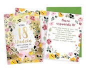 Kartki okolicznościowe i zaproszenia - Karnet B6 Urodziny 18 - Kukartka - miniaturka - grafika 1