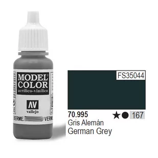 Vallejo Model Color German Grey 17ml 70.995 - Akcesoria do gier planszowych - miniaturka - grafika 1