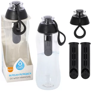 Butelka Filtrująca Dafi Soft 0,3L + 3 Filtry Czarna - Butelki filtrujące - miniaturka - grafika 1