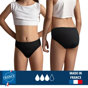 Majtki Menstruacyjne Nastolatka – duży chłonność - Bielizna sportowa damska - miniaturka - grafika 1