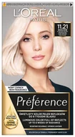 Farby do włosów i szampony koloryzujące - Loreal Paris Feria Preference 11.21 Ultra-Light - miniaturka - grafika 1