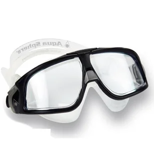 Aqua Sphere Męskie okulary pływackie Seal 2.0 clear Czarna/Szara - Pływanie - miniaturka - grafika 1