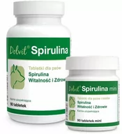 Suplementy i witaminy dla psów - Dolvit Spirulina mini 2x90 tabletek - miniaturka - grafika 1