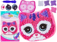 Prace ręczne dla dzieci - ZESTAW WYSZYWANKA MASKOTKA KOTEK - miniaturka - grafika 1