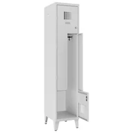 Szafki BHP - Szafa BHP do przechowywania odzieży SUL 41 W ST pojemna szeroka - miniaturka - grafika 1