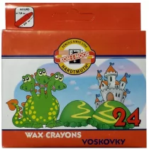 Koh-I-Noor Kredki woskowe 24 kolory - Przybory szkolne - miniaturka - grafika 1