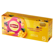 Herbata - Lipton - HERBATA MANGO CZARNA PORZ. 20X1,8G LIPTON - miniaturka - grafika 1