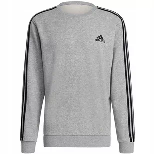 Bluza męska adidas Essentials Sweatshirt szara GK9101 2XL - Bluzy męskie - miniaturka - grafika 1