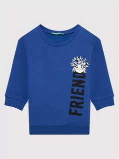 Bluzy dla chłopców - Benetton United Colors Of Bluza 3EB5C15FD Granatowy Regular Fit - grafika 1