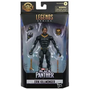 HASBRO Marvel Legends Czarna Pantera Erik Killmonger F5973 - Figurki dla dzieci - miniaturka - grafika 1