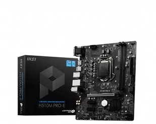 Płyta główna MSI Płyta główna H510M PRO-E s1200 2DDR4 HDMI/VGA mATX H510M PRO-E - Płyty główne - miniaturka - grafika 1
