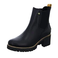 Moda i Uroda OUTLET - Panama Jack Damskie buty Pia Igloo Trav Chelsea, czarny - 41 EU - miniaturka - grafika 1