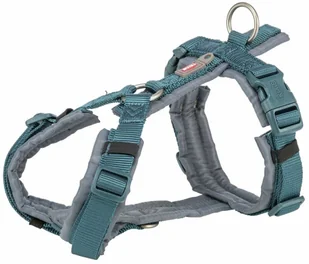 Szelki dla psa Trixie Premium Trekking Niebieski Grafit M - Szelki dla psów - miniaturka - grafika 1