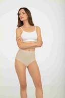 Majtki damskie - Majtki z podwyższonym stanem, beżowe, Gatta - miniaturka - grafika 1