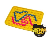 Zabawki sensoryczne - Wiggly Toy Zabawka Sensoryczna Żółta - miniaturka - grafika 1