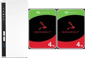 Serwery plików NAS i macierze dyskowe - Serwer plików Qnap TS-233 + 2x Seagate IronWolf 4TB ST4000VN006 - miniaturka - grafika 1