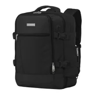 Plecak Podróżny Do Samolotu 2w1 Kabinowy B604 Czarny