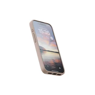 Njord byELEMENTS Fabric Etui z tkaniny do iPhone 15 Pro z MagSafe - Piaskowy róż - Etui i futerały do telefonów - miniaturka - grafika 5