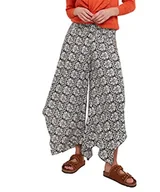 Spodnie damskie - Joe Browns Damskie spodnie na co dzień plażowe pływające szerokie nogawki wzorzyste spodnie, wielokolorowe, 10, multi, 36 - miniaturka - grafika 1