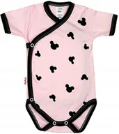 Body dla niemowląt - Body KOPERTOWE K/R 100% Bawełna Myszka RÓŻ r 62 KLEKLE - miniaturka - grafika 1