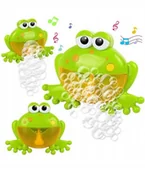 Zabawki do kąpieli - Maszynka do Robienia Baniek Bąbelek Piany w Wannie Zabawka do Kąpieli Żabka - miniaturka - grafika 1