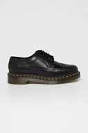 Półbuty damskie - Dr. Martens półbuty 3989 kolor czarny na płaskim obcasie DM22210001 - miniaturka - grafika 1