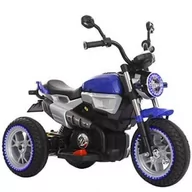 Pojazdy elektryczne dla dzieci - Import SUPER-TOYS NAJNOWSZY WIELKI MOTOR ŚWIECĄCE KOŁA PANEL DŹWIĘKI SKÓRA/8188FL BQ-8188-FLASHING-NIEBIESKI - miniaturka - grafika 1