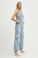 Spodnie damskie - Miss Sixty ogrodniczki jeansowe 6L2JJ1600000 JJ1600 DENIM L/JUMPSUIT 6L2JJ1600000 - miniaturka - grafika 1