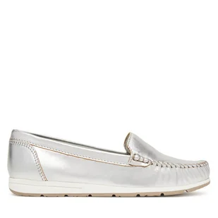 Mokasyny Marco Tozzi 2-24600-42 Srebrny - Mokasyny damskie - miniaturka - grafika 1