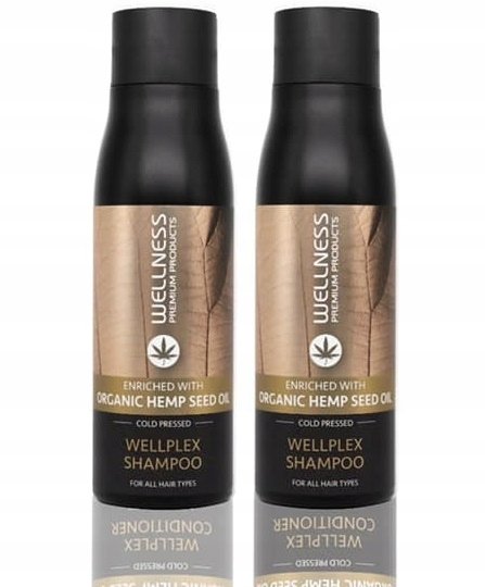 2X Szampon Do Włosów Wellness Wellplex Regeneracja