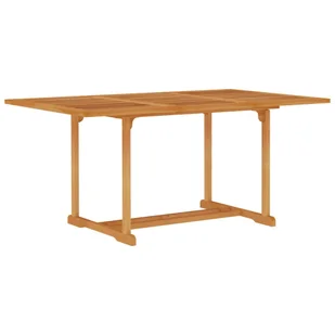 Stół ogrodowy, 150x90x75 cm, lite drewno tekowe - Stoły ogrodowe - miniaturka - grafika 1