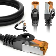 Kable miedziane - Vayox Kabel Sieciowy FTP Patch Cord VA0176-15 Cat.6a 15m Czarny - miniaturka - grafika 1
